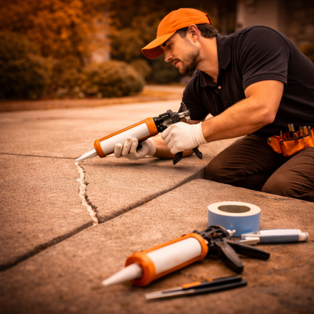 Terry's Caulking - Service 4 - Concrete Caulking